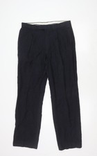 Blaue Herrenhose UK Gr&ouml;&szlig;e 34 Marks and Spencer Business