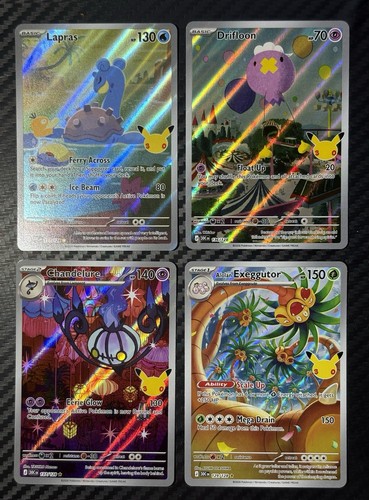Pokémon TCG Lapras 131/128 IR Holo 30th Celebration