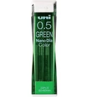 uni Nano Dia Mechanical Pencil Color Lead 0.5mm Green, 20pcs, U05202NDC.6