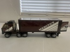 RARE Vintage Tonka Mervyn’s Semi Big Rig Truck and Trailer 1978 Made in USA