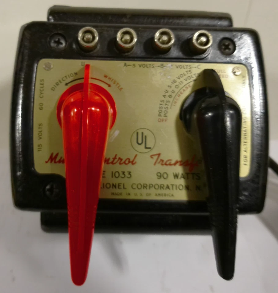VINTAGE LIONEL #1033 90 WATT TRANSFORMER - FULLY SERVICED WORKS GREAT - Image 2 of 4