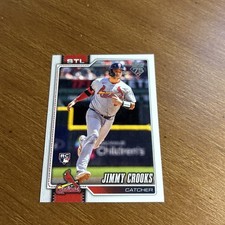 Jimmy Crooks 2026 Topps #73 RC St. Louis Cardinals Rookie