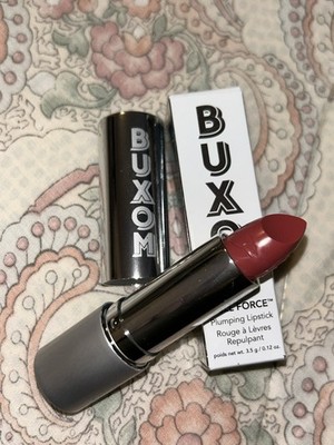 Buxom Full Force Plumping INFLUENCER Lipstick  0.12 Oz Full Size RARE NEW IN BOX