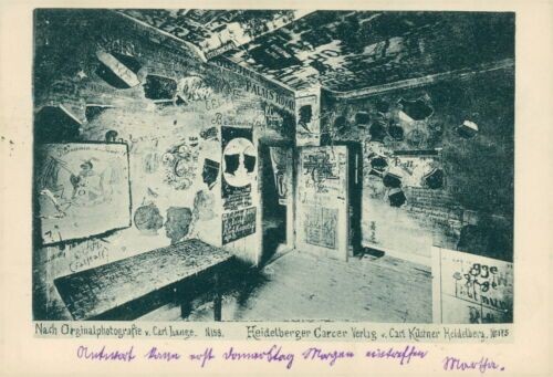 Postcard Heidelberger Carcer Verlag Carl Küstner 1900 (No.793)