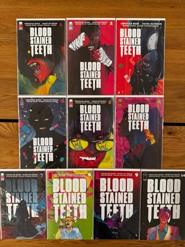Blood Stained Teeth #1–10 Complete Series 2022–2023, Image Comics Christian Ward
