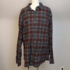 The North Face Mens Plaid Flannel Long Sleeve...