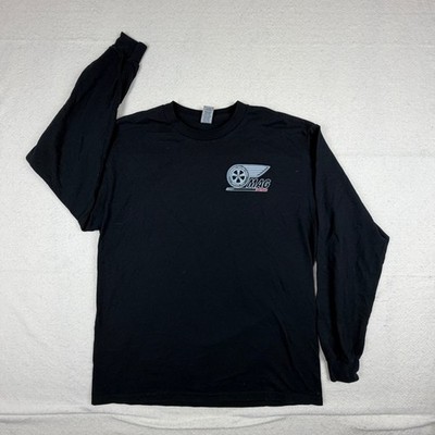 Gildan Hot August Nights 2023 Reno MAG Auctions Long Sleeve T-Shirt Black Mens L