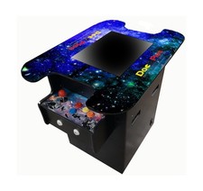 Full Size Cocktail Arcade Machine Includes 516 1980  s Classic Games 19" LC