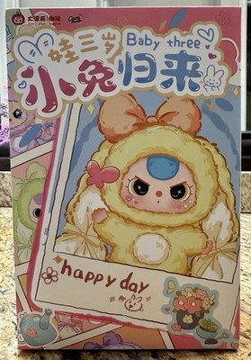 Baby Three BB3 Bunny Return Plush Blind Box   Sealed Unopened   Happy Day Series