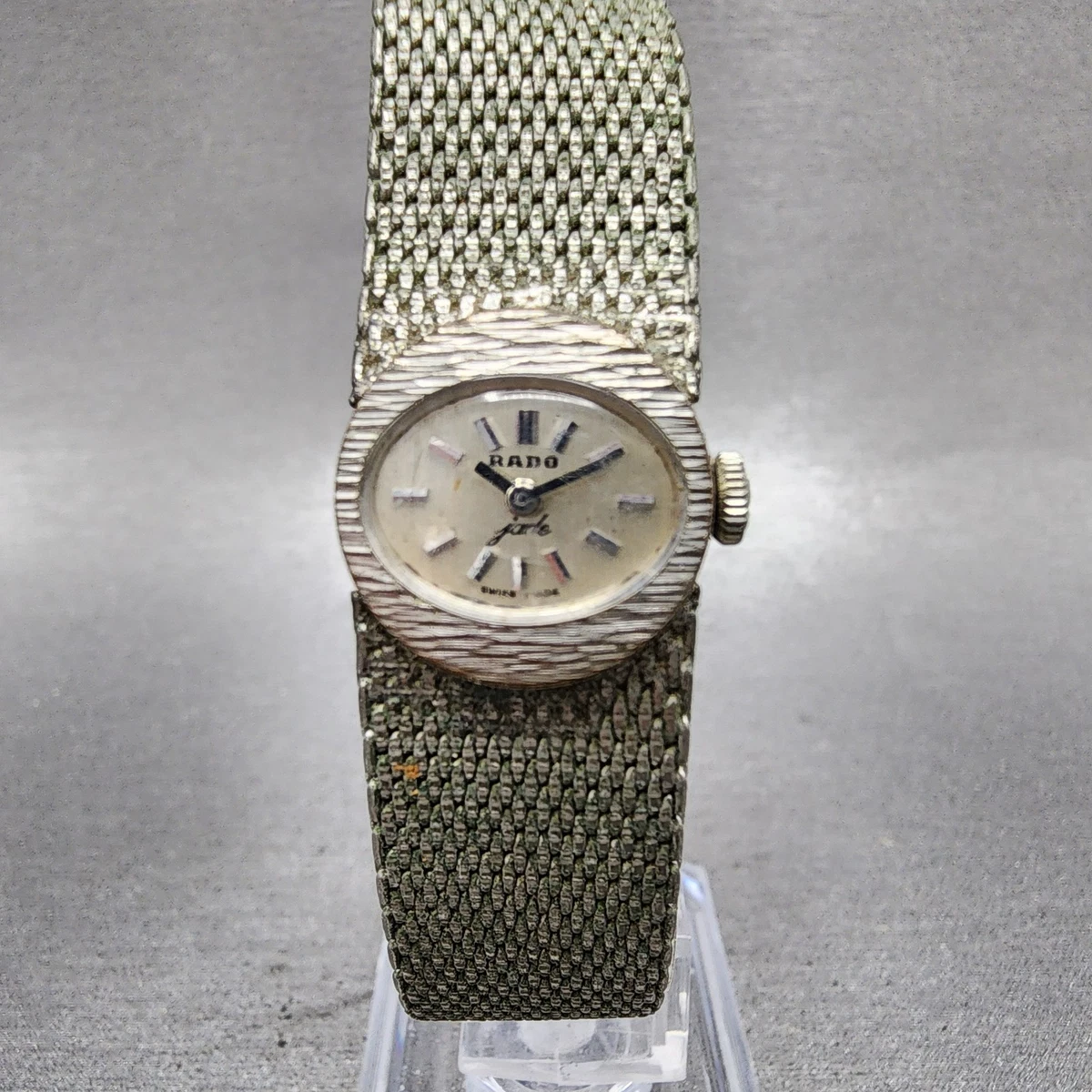 Vintage RADO 17 Jewels Manual Wind Ladies Watch New Band Included - For Repair‎ Rado Women main image 4