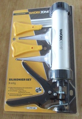 Workzone Silikonier Set  5-teilig    NEU & OVP 