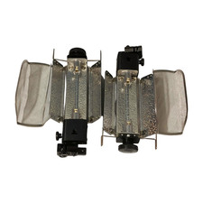 Lot of 2 Lowel Tota-Light Tungsten Flood Lights   No Bulbs or Cables