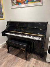 Upright Piano - Essex, Polished Black, Perfec...