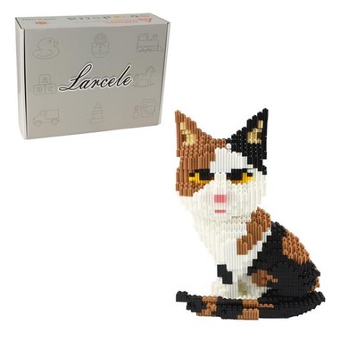 4848 Pieces Calico Cat Micro Building Blocks Kit for Teens and Adults, Animal...