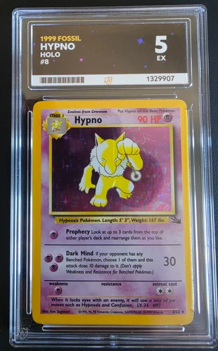 Pokémon - Hypno 8/62 - Fossil - ENG - ACE 5