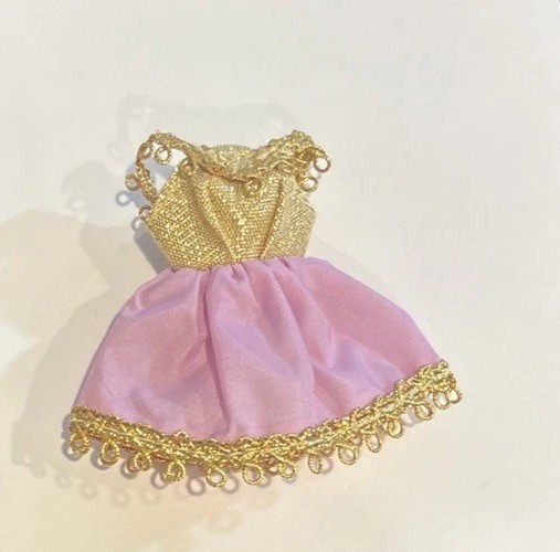 Vintage 1970'S Topper Dawn Doll, Pippa Pink & Gold Dating Time Htf Mini