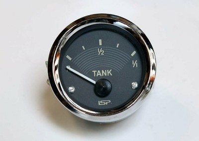 VW TYPE 2 BUS ISP BEIGE FACE GAS FUEL GAUGE KOMBI MICROBUS DELUXE TRANSPORTER