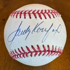 Sandy Koufax Signed Autographed National League Baseball Ball JSA LOA
