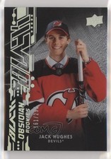 2019-20 SPx UD Black Obsidian Rookies 161/299 Jack Hughes #R-JH 7ya