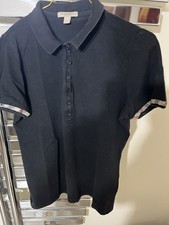 Polo Burberry Brit Uomo Taglia L Nera 