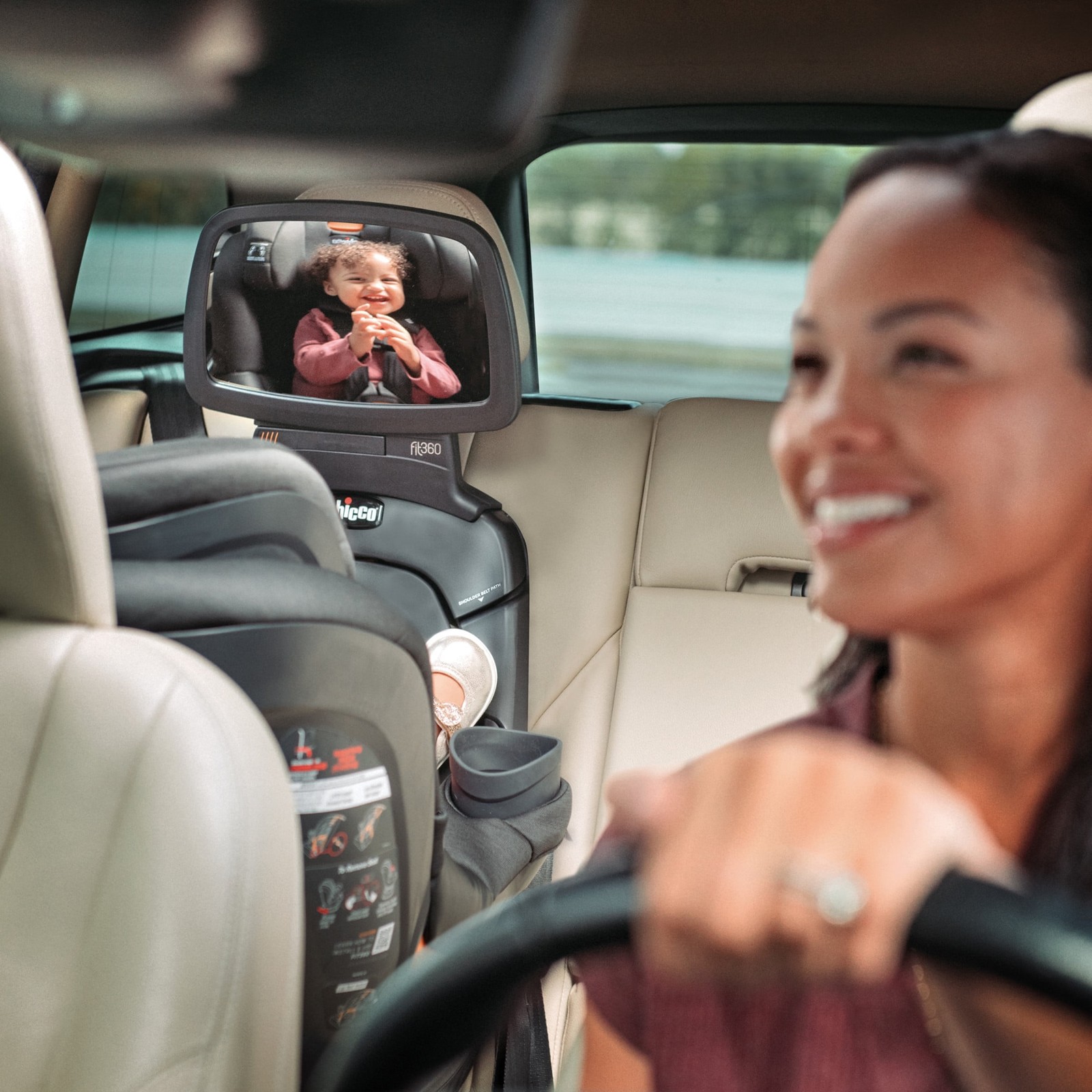 Chicco Fit360 Mirror Car Seat Accessory (Grey)