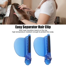 2PCS Sectioning Clips Heat Insulation Easy Speed Separator Clip Blue