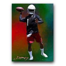 Kyler Murray #3 Art Card Limited 22/50 Edward Vela Signed (Arizona Cardinals)