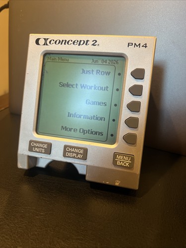 Concept2 C2 PM4 Erg Rowing Row Monitor Screen Display Concept 2