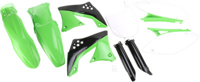 Acerbis Full Body Kit Replacement Green Black White Kawasaki KX450F 2009-2011