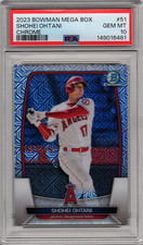 SHOHEI OHTANI PSA 10 2023 Bowman Chrome MEGA BOX LOS ANGELES ANGELS GEM MINT