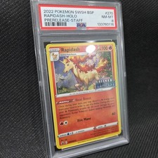 2022 Pokemon: RAPIDASH SWSH270 - [Silver Tempest PRERELEASE] STAFF - PSA 8 on eBay