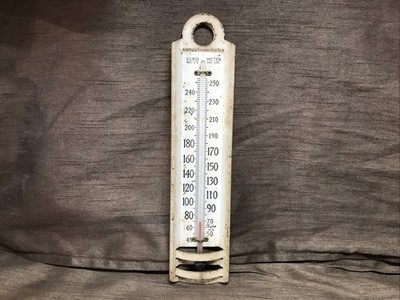 Vintage Old Tobacco Curo Meter Curing Thermometer Antique Wall Decor Farming