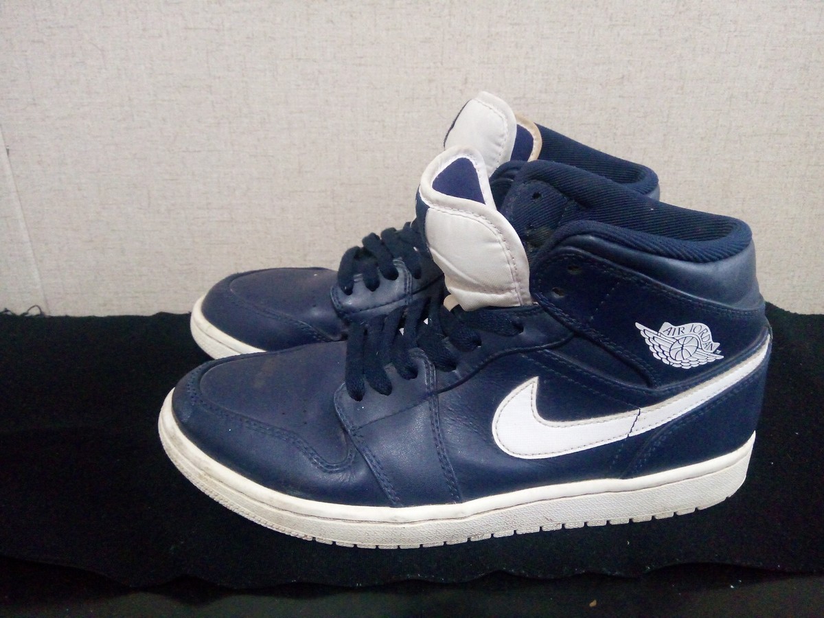 jordan 1 retro mid obsidian white