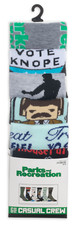Parks and Recreation Men's 6 Pair CREW SOCKS SIZE 8-12