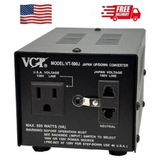 Japanese Step up / down Voltage Transformer Converts Japan 100 Volts to 110V