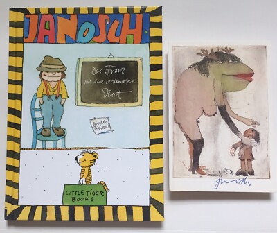 Janosch signed art card original signed signature autograph