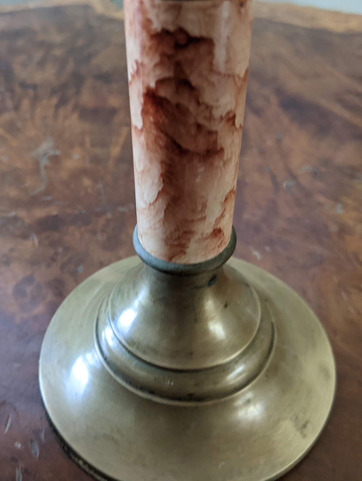 Vintage Brass Candlesticks The Import Collection Taiwan 10" Tall Set Of