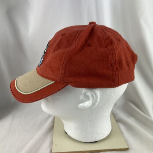 Ice Team Fishing Ball Cap Adult Adjustable Est 1997 Burnt Orange Beige - Picture 4 of 8