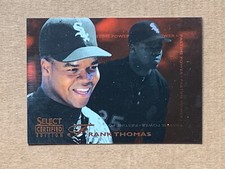 Frank Thomas 1996 Select Certified Red #135 Pastime Power MLB Baseball White Sox