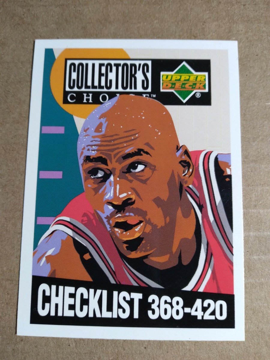 Upper deck collector's choice, michael jordan checklist 368-420