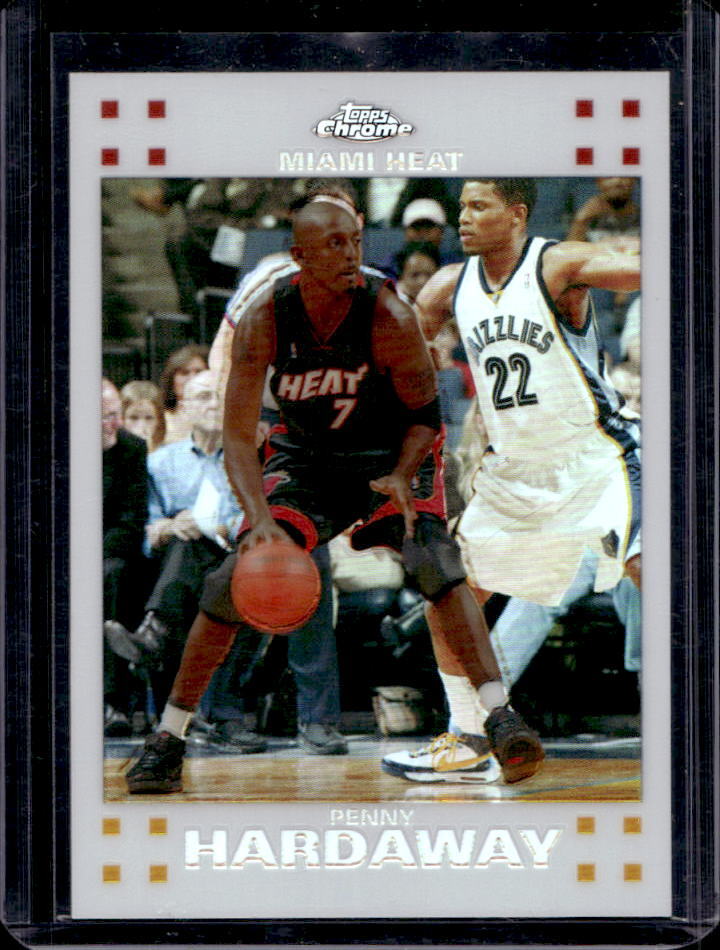 2007-08 Topps Chrome Anfernee Hardaway Refractor White #/99 #48 Heat