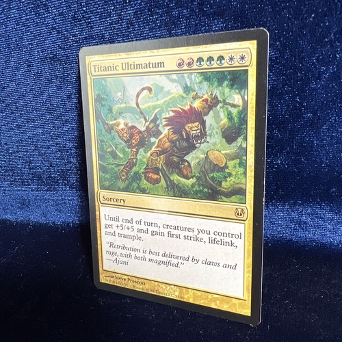 Titanic Ultimatum Shards of Alara Rare MTG Magic the Gathering Card 31/80 - Picture 3 of 4