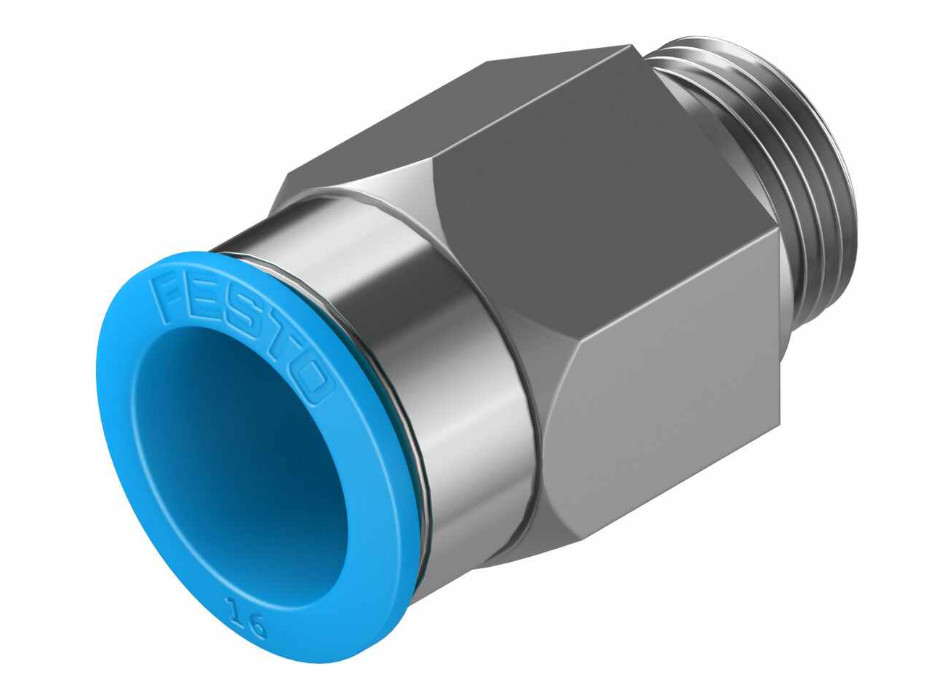 Festo QS-G3 / 8-8 186100 plug connector 1PC new