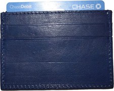Slim Credit card case, 5 Credit card leather case, card case, Thin leather case