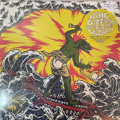 King Gizzard & The Lizard Wizard Fried Gizzard Vinyl LP Green And Yellow NEW