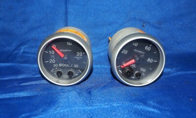Pair of Boost & Oil Gauges for 2004-2022 Lotus Elise Exige *Aftermarket*