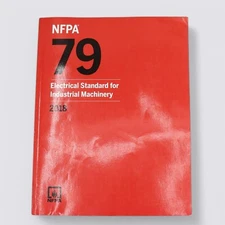 NFPA 79: Electrical Standard for Industrial Machinery 2018 Book