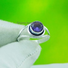 Amethyst Gemstone 925 sterling silver handmade Gift Ring US size 5 to 13