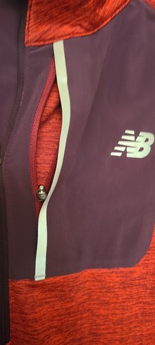 Mens New Balance Heat Grid fleece pullover xxl RED Nwot - Picture 2 of 4