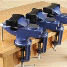 Multifunctional bench vise Small workbench Home universal woodworking table vise